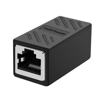 RJ45 Female To Female CAT6 5e 5 4 Network LAN Ethernet Connector Coupler Adapter - Image 1 of 3