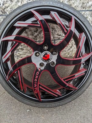 4 Original Forgiato Felgen mit TOYO Proxes TR Reifen, passend für Corvette C7 - Bild 1 von 4