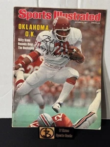 Billy Sims Autograph Oklahoma Sooners October 3 1977 Sports Illustrated A0396 - Picture 1 of 3