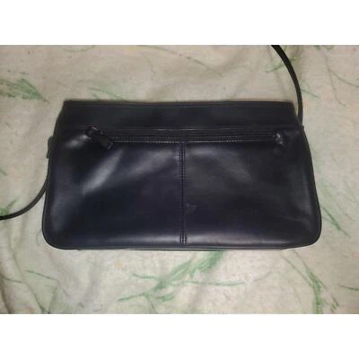 Bolsa de mão vintage de couro preta Cabin Creek - Imagem 1 de 3