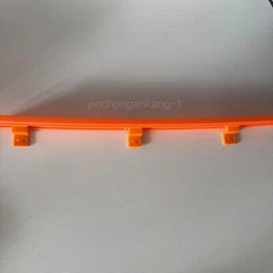 Confezione da 10 binari montaggio a parete Hot Wheels binario compatibile montaggio a parete - arancione - Foto 1 di 8