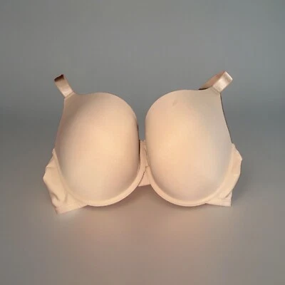 No Boundaries T Shirt Bra Size 42 C Beige Adjustable Straps NWT Lined/wired Cup - Image 1 of 4