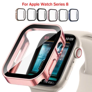 For Apple Watch Series 8 SE 49mm Waterproof Case Tempered Glass Screen Protector - Picture 1 of 29
