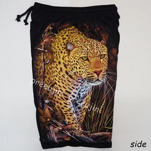 Leopard Panthera Tiger Cat Board Shorts SA31 - Picture 1 of 4