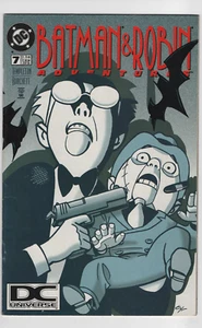 BATMAN and ROBIN ADVENTURES #7 DC Universe Logo Variant DCU Templeton Comic 1995 - Picture 1 of 2