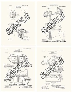 Stereoscope Stereo viewer 4 patent Print Reproductions  for Framing - Picture 1 of 5