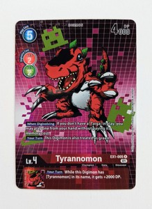 Digimon Card Game 2020 Tyrannomon EX1-005 Alternate Classic Collection HOLO