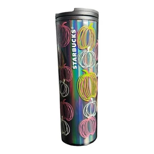 Starbucks Halloween 2023 Brilla en la Oscuridad Calabazas 16 Oz Vaso Frío - Imagen 1 de 6