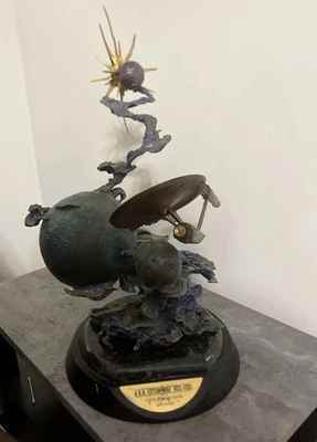 USS Enterprise 1701 - 1999 Franklin Used Bronze Collectors Edition - Image 1 of 2