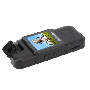 Body Worn Camera 4K HD 180° Rotating Lens Motion Detection Loop Recording Po NEW - Afbeelding 1 van 12