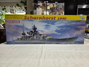 Dragon 1/350 WWII German Battleship / Cruiser SCHARNHORST Model Ship Smart Kit - Picture 1 of 23