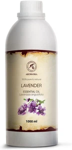 Olio Essenziale Di Lavanda 1000Ml - Lavandula Angustifolia - Oli Essenziali per  - Foto 1 di 12