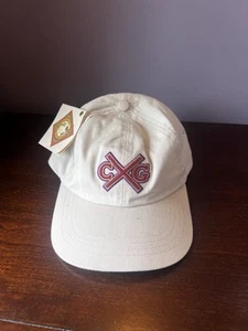 Cuban X Giants Baseball Cap Herren Beige Vintage Negro League NLBM Neu mit Etikett NOS - Bild 1 von 5