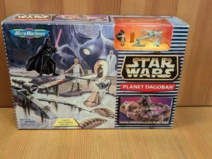 NEW Micro Machines Star Wars PLANET DAGOBAH Lukes Starfighter 1996 Galoob SEALED - Picture 1 of 9