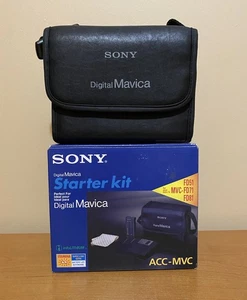 Raro Retro Sony Digital Mavica Starter Kit ACC-MVC Estuche de Transporte/con Caja Original - Imagen 1 de 1