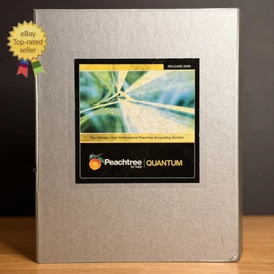 Peachtree by Sage Quantum Accountants Release 2009 Windows 1 User - READ - Image 1 of 4