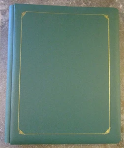 Creative Memories 12x15 grün großes Buch Goldfolienseiten ausgepackt Pre-Dekor/PG pr - Bild 1 von 19