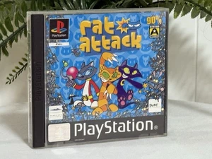 Rat Attack PS1 PlayStation 1 PAL - Complete with manual Black label - Picture 1 of 6