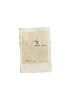 TOULOUSE LAUTREC FRENCH ANTIQUE WOMAN YVETTE GUILBERT ART NOUVEAU - Picture 1 of 8