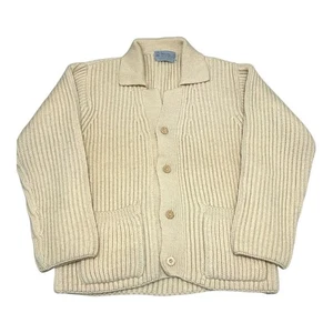 INVERALLAN Wool Knit Cardigan Japanese Silver Tag Made in Scotland Used - Picture 1 of 9