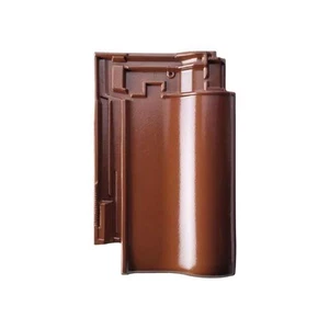 Dachziegel Erlus E 58 SL maroon edelengobiert Tondachziegel Muster - Bild 1 von 1