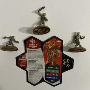 Zombies of Morindan Heroscape Figuren und Karte Dawn Of Darkness 14,15,16/21 - Bild 1 von 2