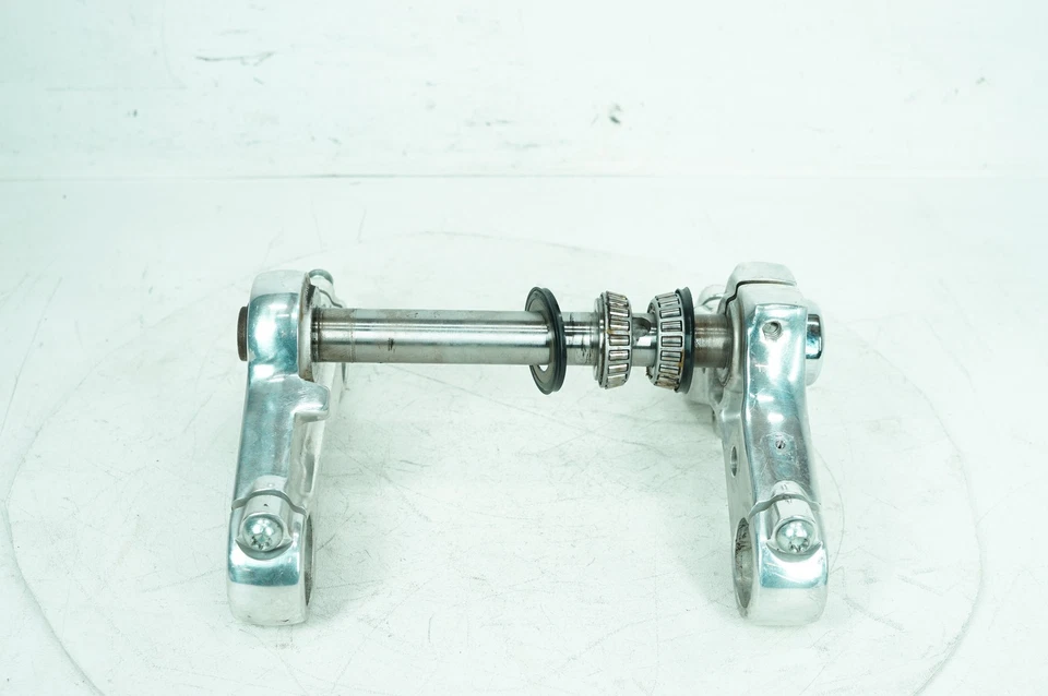 08 Harley Sportster XL1200 L Low OEM Front Fork Upper Lower Triple Tree 46127-04 - Image 1 of 4