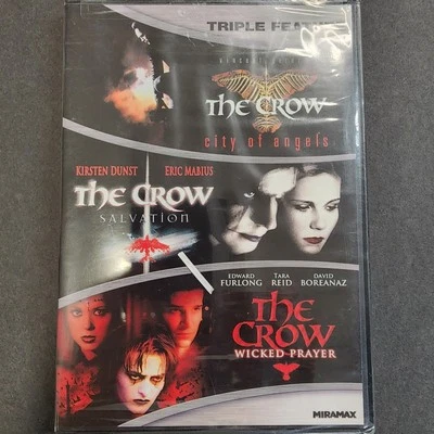 The Crow City of Angels / Salvation / Wicked Prayer DVD Triple Feature RARE OOP - Image 1 of 4