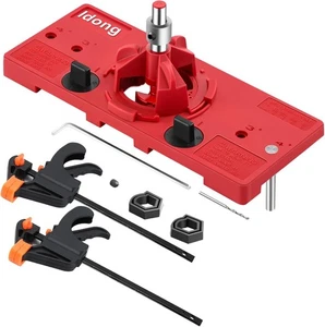 35mm Hinge Hole Jig Drill Guide Set, Woodworking Puncher Hinge Drilling Tool Set - Picture 1 of 6