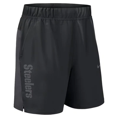 Pittsburgh Steelers Nike Woven Victory Performance Shorts Men 2025 NFL Training - Image 1 of 3