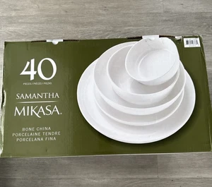 Mikasa Samantha Set di stoviglie 40 pezzi Bone China - Foto 1 di 4