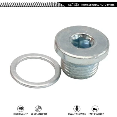 1Pcs Oil Drain Plug & Gasket Assembly For 2009-2016 Porsche Cayman Cayenne - Image 1 of 4