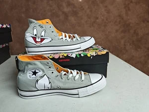 Converse Chuck Taylor All Star Hi Looney Tunes Sneaker Multi Print M 11 W 13 - Picture 1 of 5