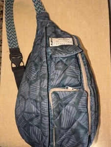 KAVU Original Rope Sling Pack With Adjustable Shoulder Strap Cotton Canvas - Picture 1 of 15