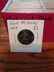 National Park Quarter 2013 Fort McHenry Denver Mint Uncirculated - Bild 1 von 1