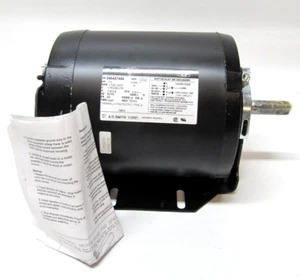 (NEW) A.O.Smith AC Motor 0.5HP 1725/1425RPM 115/208-230V 1 Ph S56A07A66 1343.3 - Picture 1 of 7