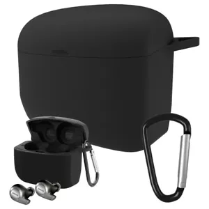 Geekria Silicone Case Case Cover for Jabra Elite Active 65t (Black) - Picture 1 of 6