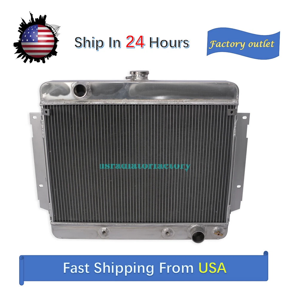 Radiator For 1969-1970 Chevrolet Bel Air/Impala/Caprice/Kingswood/Biscayne AT - Image 1 of 4