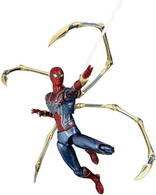 threezero 1/12 Marvel Studios The Infinity Saga DLX Iron Spider con seguimiento NUEVO Foto 1 de 4