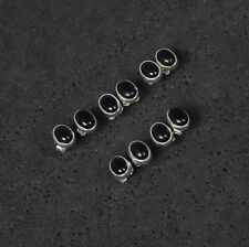Wholesale 5pr 925 Solid Sterling Silver Black Onyx Stud Earring Lot g002