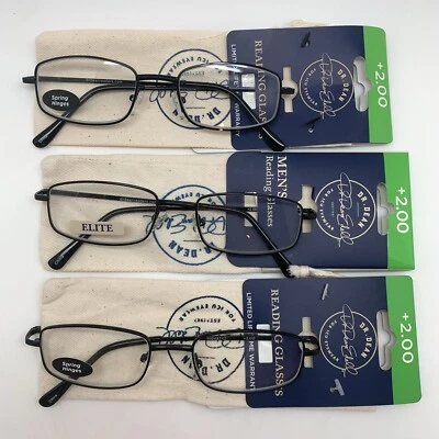 3 PARES LECTORES GAFAS DE LECTURA R41 ICU DR DEAN EDELL 1112483 4Z Saratoga 2.00 Foto 1 de 4
