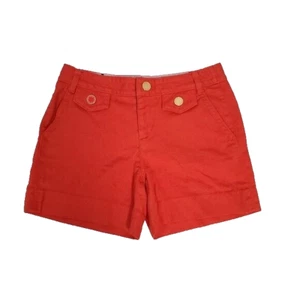 Marc by Marc Jacobs Textured Orange Shorts womens Size 2 Mid rise pockets logo - Picture 1 of 7