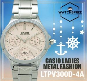 Casio Ladies' Standard Analog Watch LTPV300D-4A LTP-V300D-4A - Picture 1 of 3