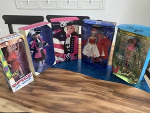 Barbie Lot and One Spice Girl Poodle Parade Repro Silken Flame George and Ginger - Picture 1 of 14