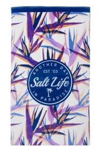 SALT LIFE VIOLET BEACH TOWEL "UTOPIA" 33" X 40"  NWT - Picture 1 of 1
