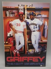 Ken Griffey Jr. & Sr. The Next Generation Costacos Brothers Postcard 6"x 4"