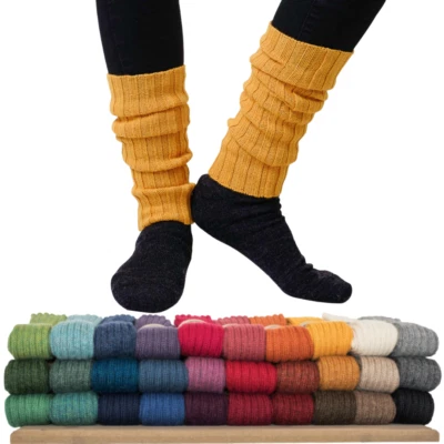 Stulpen reine Alpaka de Colores Alpaca Wolle öko Beinstulpen Ballett Gamaschen - Bild 1 von 3