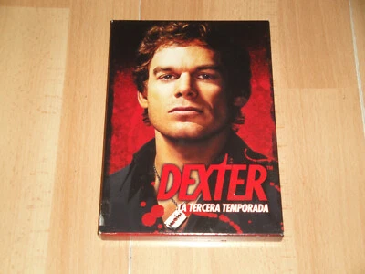 DEXTER 3ª TERCERA TEMPORADA SERIE DE TV EN DVD DEL AÑO 2010 USADA EN BUEN ESTADO - Imagen 1 de 4