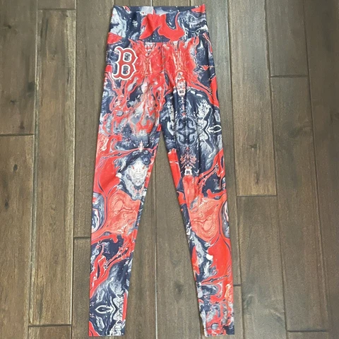 Boston Red Sox MLB Swirl Leggings M Cover