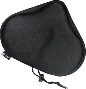 Exercise Bike Seat Cover - Sponge, Foam Silicone Padded Bike Cover Black - Picture 1 of 5